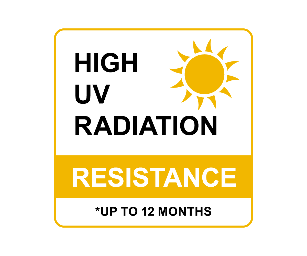 Enhanced UV resistance