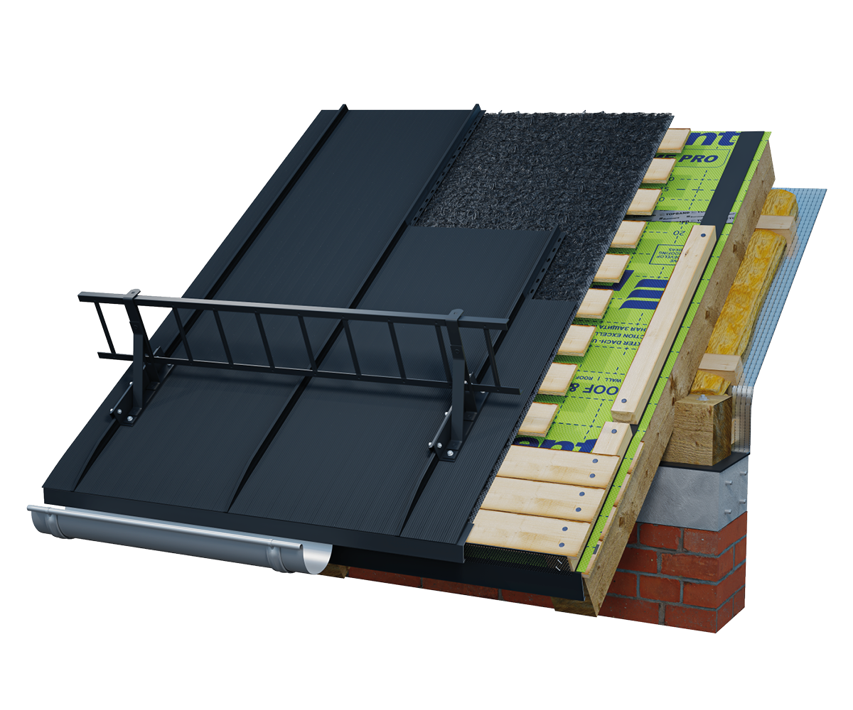 Eurovent® SNOWSTOPPER METAL FLAT montaż